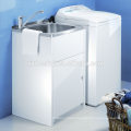 Stainless Steel Laundry Sink cabinet, New Australia 90L Double Bowl 304 Stainless Steel Laundry Sink with cabinet